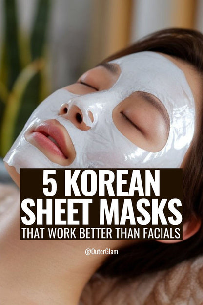 Korean Glow Sheet Mask Set — 12-Pack Hydrating Face Masks for Instant Radiance