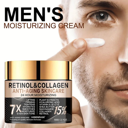 Retinol Collagen Face Cream - Anti-Aging Intense Moisturizer, Reduce Wrinkles Fine Lines & Firm Skin.