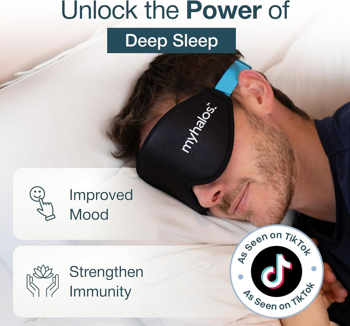 ® Sleep Mask for Men and Women, 3D Blackout Eye Masks for Sleep